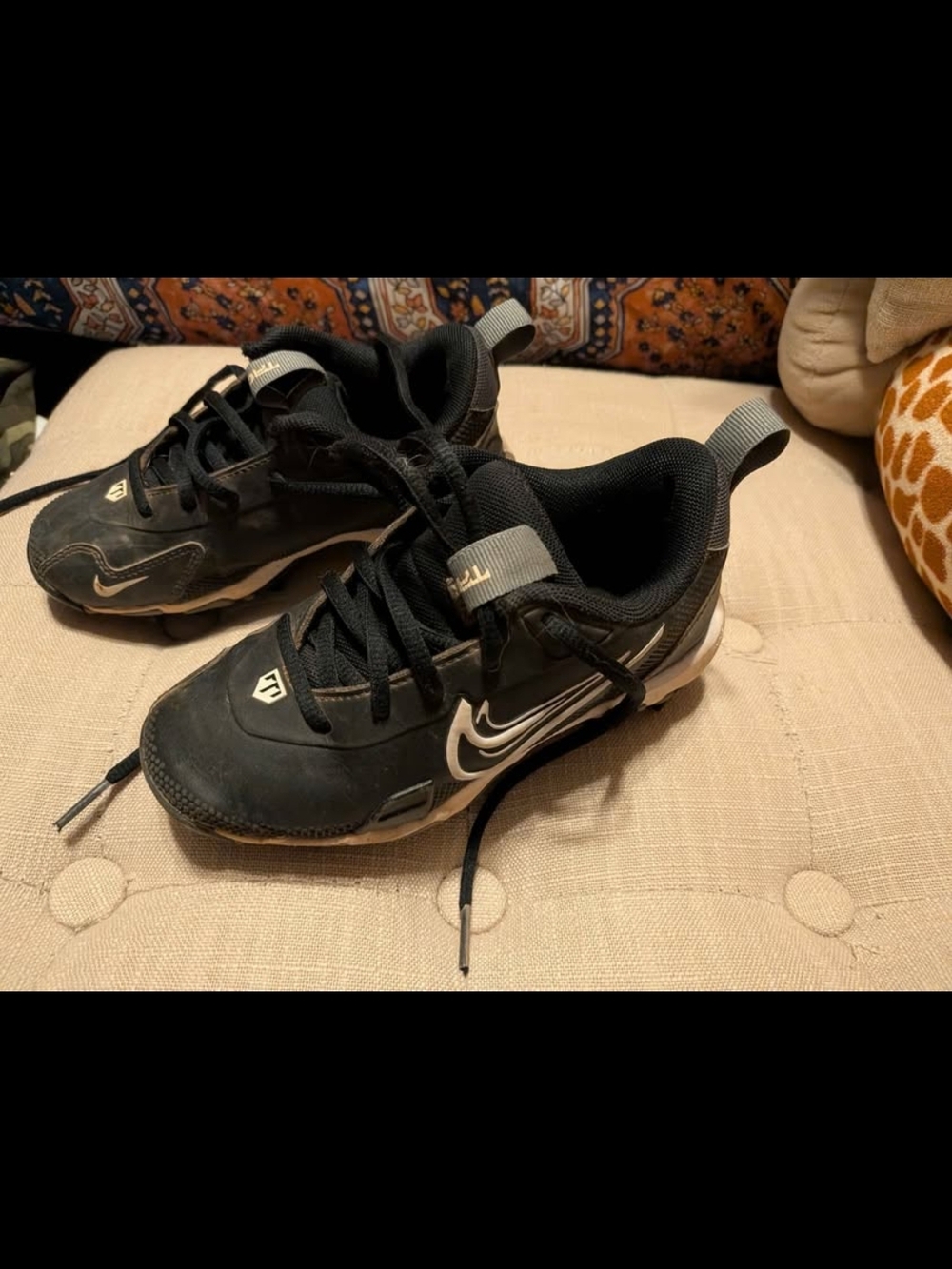 Nike Black Baseball Cleats